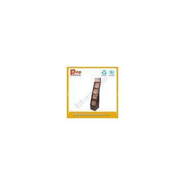 UV Coating Cardboard Floor Display Stands , Custom Display Racks