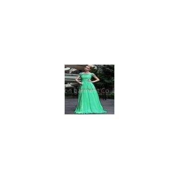 DORISQUEEN A-Line Fashion Floor Length Mint Green Dress