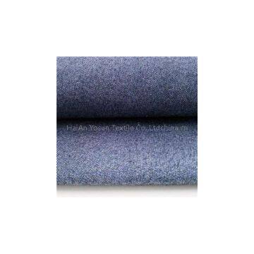 Cashmere Touch Denim Look Brushed Yarn Dye Twill