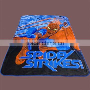 large size spiderman Polar Fleece Children Blanket