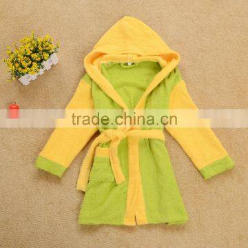 wholesale Cute Rabbit Head Children design bathrobes with tie