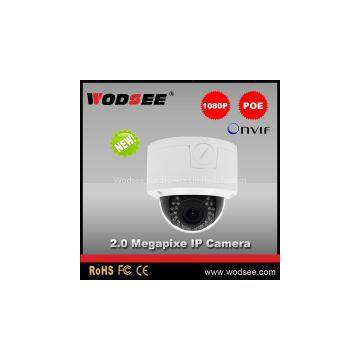 Multi Fuctional Waterproof 2.8-12mm Manual Zoom Dome Style CCTV IP Camera