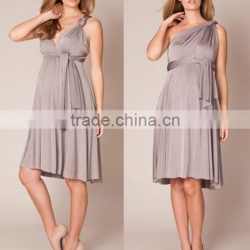 hot sale wholesale clothes for pregnant women dove grey multiway pregnant women clothes