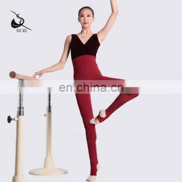 115127001 Sleeveless Ballet Leotard Stirrup Unitard