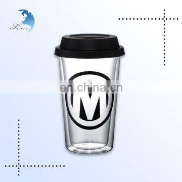 Screen Printing Promotional Clear PVC Travel Mug For Business Gift