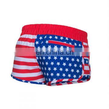 Dye sublimation swimming trunks,women sexy booty shorts