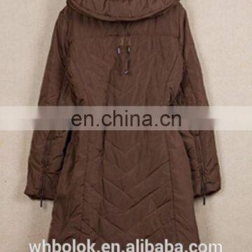 New Style Winter Plus Size Trench Coat Very Warm Quilted Polyester Winter Coat