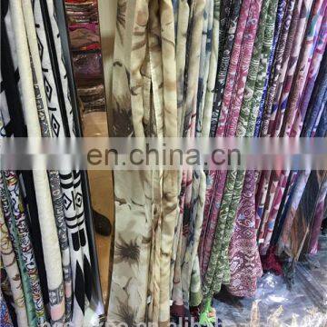 Wholesale Cotton Under Hijab Woman Wave Jacquard Shawl Solid Color Satin Hair Scarf photo-5