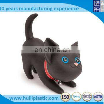 Custom Cartoon plastic toy,OEM plastic cat toy,Making plastic mini cat toys