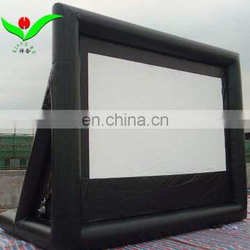 Indoor cinema front projection inflatable theater/theatre movie screen 16:9