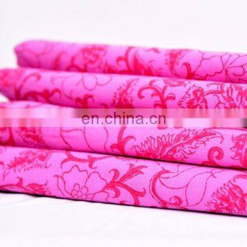 Indian 2017 Hand Block Cotton Fabric Crafting Dressmaking Sewing Fabric By Meter