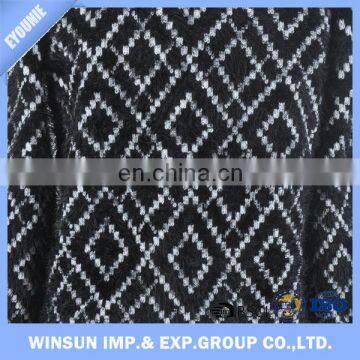 Open-front Custom Women Cardigan Black Plaid Long Sleeve V-neck Sweater photo-3