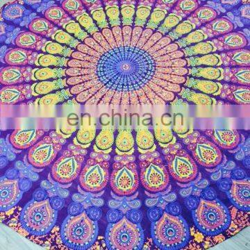 Round Mandala Tapestry Round Cotton Mandala Tapestry Bedspread