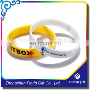 Wholesale Eco-Friendly personalized custom printed silicone bracelet