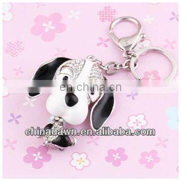 bling bling jewelled dog keychain dog rhinestone keychain CD-KD018