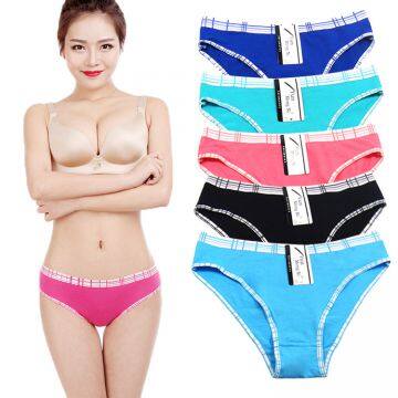 Yun Meng Ni Sexy Underwear Soft Cotton Underwear Plain Color Ladies Brief Sexy Girl Women's Panties