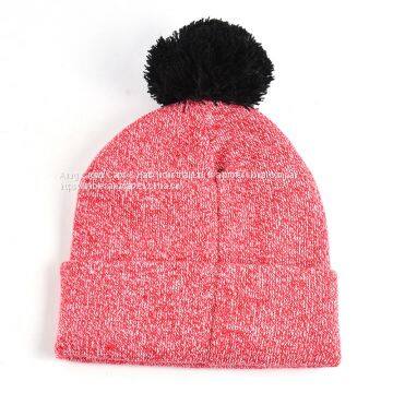 Promotional POM POM Knit Beanie Hat China photo-4