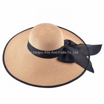 2019 New Style Spring Summer Beach Floppy Straw Hat For Lady Women photo-2