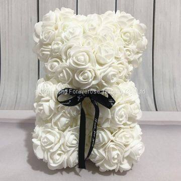 Factory Wholesale Valentine′s Day Gift PE Foam Rose Flower Teddy Bear photo-3