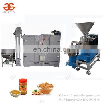 Industrial Cocoa Bean Nut Grinding Sesame Tahini Making Peanut Groundnut Butter Processing Machine Hummus Production Line photo-5