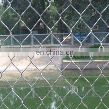 Galvanized chain link fence wire mesh fencing panels