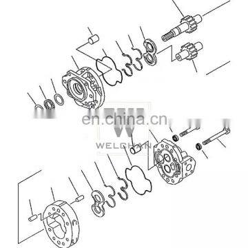 Factory Price Gear Pump 705-14-41040 Pilot Gear Pump Assy WA470-1 Loader Hydraulic Single Pump