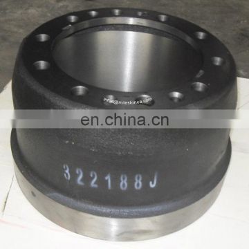 Manufacturer brake drum 322188J for truck trailer