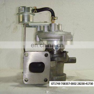 GT1749S Turbo 708337-5002S 28230-41730 Turbocharger for Hyundai Truck Mighty II 3.3L D4AL Diesel engine spare parts