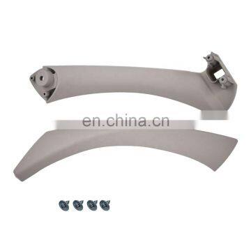 Inner Door Panel Handle Outer Pull Trim Cover For BMW E90 328i 51419150338 with a bracket