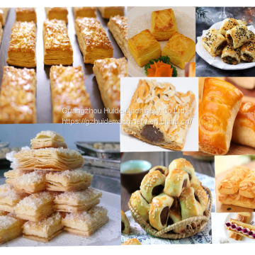 Commercial High-productivity Short Bread Pastry Reversible Puff Processing Machine Dough Sheeter Snack Extruder Making Machine photo-3