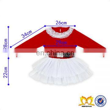 Christmas Latest Western Dress Patterns For Girls Cute Long Sleeve White Dot Green Bow Fashen Socks And Snowman Red Dress Kids photo-5