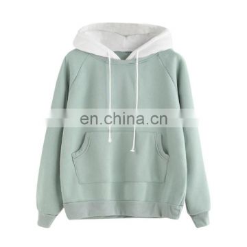 Custom logo apparel manufacturer women's clothing white hood pullover sweatshirts hoodies