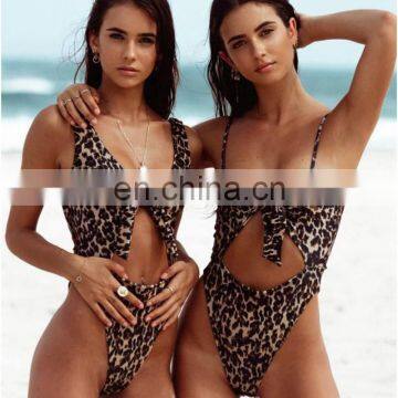 high cut bikini 2019 sexy swimsuit push up bathers Bandeau swimwear women bathing suit leopard micro bikini new