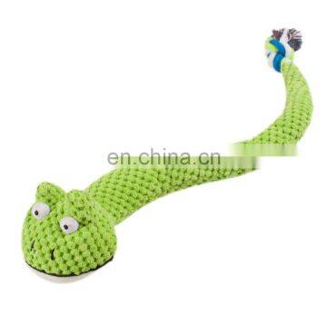 2018 Wholesale Interactive Snake Cotton Rope Plush Pet Dog Toys