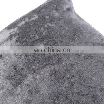Promotion Factory Price Provide Home Decor Crushed Velvet Silver Pillows Cushion In Stock photo-3