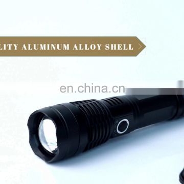 2000 lumens super bright led flashlights 3km Aluminium Alloy Waterproof Zoomable self defensive flashlight