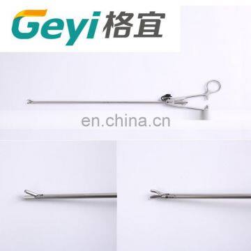 Reusable Laparoscopic Needle Holder Left Curved Right Curved Tip V Style Handle photo-3