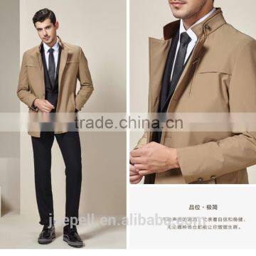 Factory OEM Plus Size European Style Harrington Men Khaki Jackets photo-3