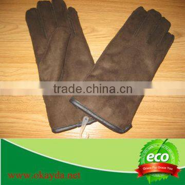 2015 new collection men's fashion high quality sheepskin gloves