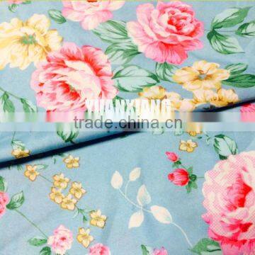 100% polyester printed bedsheet fabric cheap stocklots