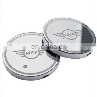 2pcs Led Water Coaster Water Glass Atmosphere Light Sticker Accessories photo-2