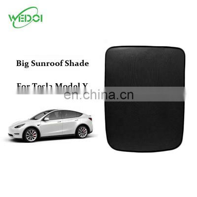 2021 For Tesla  Model Y Top Glass Roof Sunshade  Car Accessories Window Visor  for Tesla Model Y 2020-2021