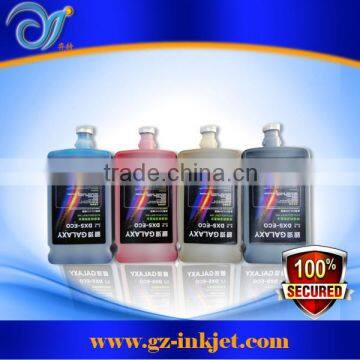 Bulk price!!! galaxy eco solvent ink / dx5 ink / Gongzheng ink