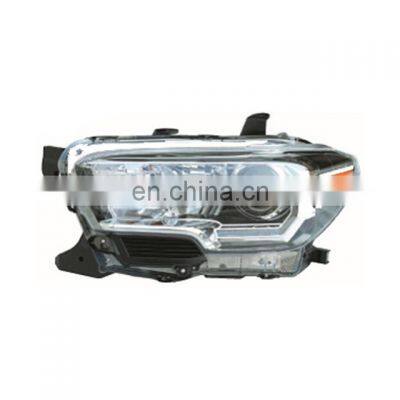 Highlight headlights car body kits led head lamp for toyota tacoma 2016-2018