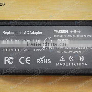 High Copy Laptop AC Power Adapter for Hp Pavilion Sleekbook 14-b000 693715-001 19.5V 3.33A 4.8*1.7mm photo-3