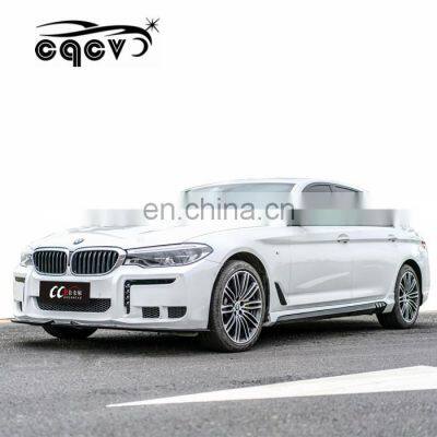 Plastic Good Fitment WD Body Kit for BMW 5 Series G30 38 Front Rear Bumper Side Skirts Led Light photo-2