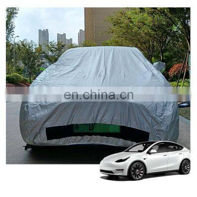 Waterproof All Weather for Automobiles Outdoor Full Cover Rain Sun UV Protection Car Cover for Tesla Model Y