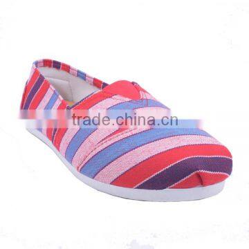Colour Mixture Wholesale New Model Canvas Flat Shoes for Women 2016 photo-2