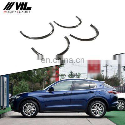 carbon fiber wheel arch for Alfa Romeo stelvio 2017-2019