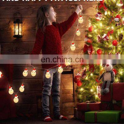 LED Yard Party Snowman Hanging Santa Copper Wire Lamp Christmas Decorative Lamp photo-5